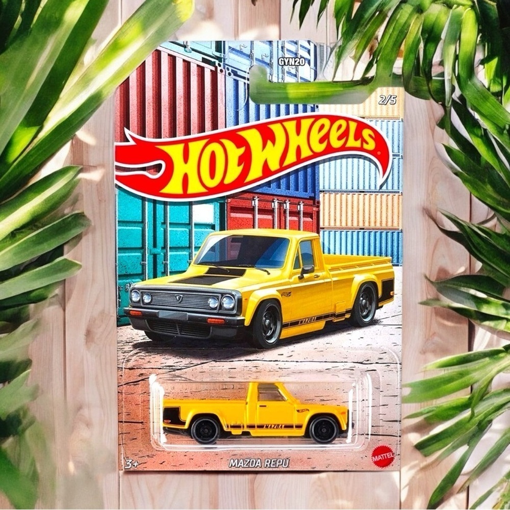 HOT WHEELS Mazda Repu Yellow Truck - Original Packaging